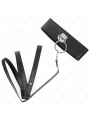 Kink - Guinzaglio Borchie 116 Cm Collare Con Cinturino In Similpelle 50 X 5 Cm - KINK COLLAR & GAG - Collari e Guinzagli | erosidea.com
