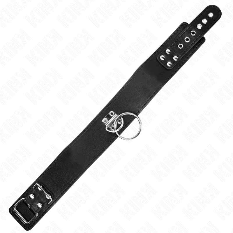 Kink - Guinzaglio Borchie 116 Cm Collare Con Cinturino In Similpelle 50 X 5 Cm - KINK COLLAR & GAG - Collari e Guinzagli | erosidea.com