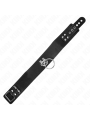 Kink - Guinzaglio Borchie 116 Cm Collare Con Cinturino In Similpelle 50 X 5 Cm - KINK COLLAR & GAG - Collari e Guinzagli | erosidea.com