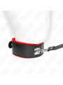 Kink - Collana Con Cintura 116 Cm Con Cinturino In Pelle Rosso Regolabile 40-48 Cm X 6 Cm - KINK COLLAR & GAG - Bondage | erosidea.com