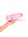 Kink - Collare Con Guinzaglio 65 Cm Con Restrizioni Rosa 36-42 Cm X 55 Cm - KINK COLLAR & GAG - Collari e Guinzagli | erosidea.com