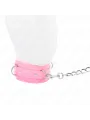 Kink - Collare Con Guinzaglio 65 Cm Con Restrizioni Rosa 36-42 Cm X 55 Cm - KINK COLLAR & GAG - Collari e Guinzagli | erosidea.com
