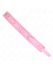 Kink - Collare Con Guinzaglio 65 Cm Con Restrizioni Rosa 36-42 Cm X 55 Cm - KINK COLLAR & GAG - Collari e Guinzagli | erosidea.com