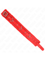Kink - Collare Con Guinzaglio 65 Cm Con Restrizioni Rosso 36-42 Cm X 55 Cm - KINK COLLAR & GAG - Collari e Guinzagli | erosidea.com