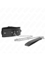 Kink - Collare Con Guinzaglio 65 Cm Con Restrizioni Nero 36-42 Cm X 55 Cm - KINK COLLAR & GAG - Collari e Guinzagli | erosidea.com