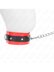 Kink - Collare Con Cintura 65 Cm Con Cinturino Rosso 54 X 45 Cm - KINK COLLAR & GAG - Collari e Guinzagli | erosidea.com
