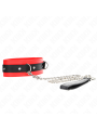 Kink - Collare Con Cintura 65 Cm Con Cinturino Rosso 54 X 45 Cm - KINK COLLAR & GAG - Collari e Guinzagli | erosidea.com