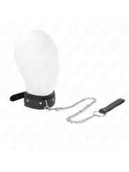 Kink - Collana Con Guinzaglio 65 Cm 1 Anello Regolabile 38-49 Cm X 5 Cm - KINK COLLAR & GAG - Collari e Guinzagli | erosidea.com