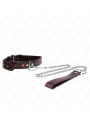 Kink - Collana Con Cinturino 65 Cm Dettagli Cuore 525 X 25 Cm - KINK COLLAR & GAG - Bondage | erosidea.com