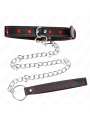 Kink - Collana Con Cinturino 65 Cm Dettagli Cuore 525 X 25 Cm - KINK COLLAR & GAG - Bondage | erosidea.com
