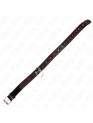Kink - Collana Con Cinturino 65 Cm Dettagli Cuore 525 X 25 Cm - KINK COLLAR & GAG - Bondage | erosidea.com