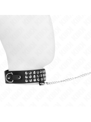 Kink - Collana Con Cinturino 65 Cm Con Lucidi Regolabile 37-42 Cm X 53 Cm - KINK COLLAR & GAG - Bondage | erosidea.com