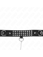 Kink - Collana Con Cinturino 65 Cm Con Lucidi Regolabile 37-42 Cm X 53 Cm - KINK COLLAR & GAG - Bondage | erosidea.com