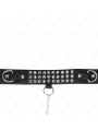 Kink - Collana Con Cinturino 65 Cm Con Lucidi Regolabile 37-42 Cm X 53 Cm - KINK COLLAR & GAG - Bondage | erosidea.com