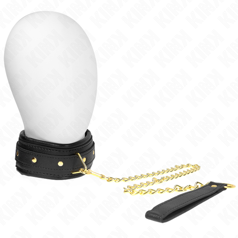 Kink - Collana Con Cinturino In Similpelle Spugna Modello 1 Regolabile 37-54 Cm X 3 Cm - KINK COLLAR & GAG - Bondage | erosidea.com