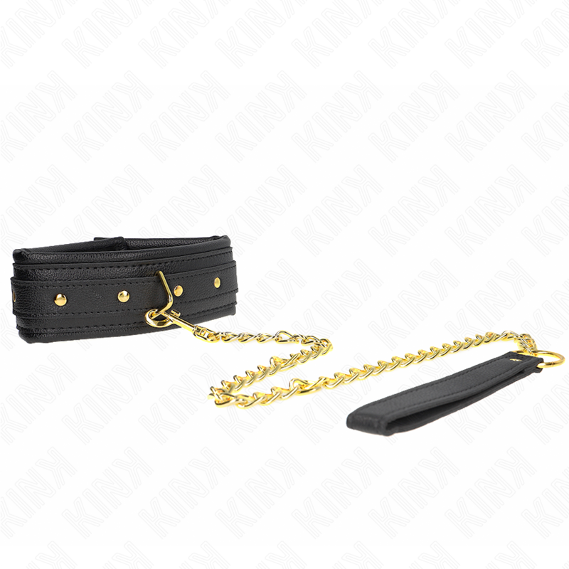 Kink - Collana Con Cinturino In Similpelle Spugna Modello 1 Regolabile 37-54 Cm X 3 Cm - KINK COLLAR & GAG - Bondage | erosidea.com