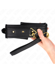 Kink - Collana Con Cinturino In Similpelle Spugna Modello 1 Regolabile 37-54 Cm X 3 Cm - KINK COLLAR & GAG - Bondage | erosidea.com