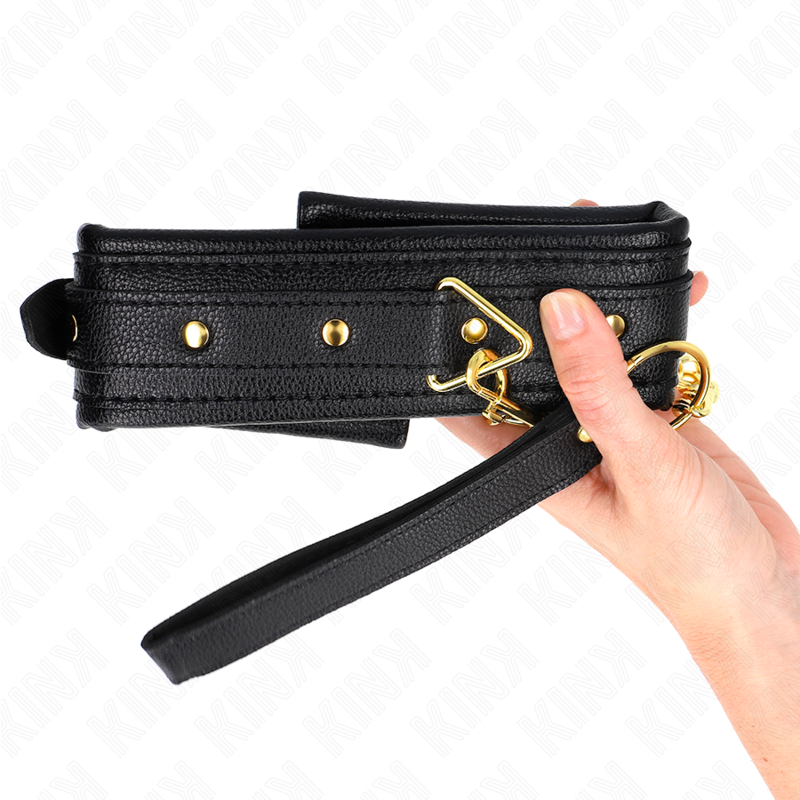 Kink - Collana Con Cinturino In Similpelle Spugna Modello 1 Regolabile 37-54 Cm X 3 Cm - KINK COLLAR & GAG - Bondage | erosidea.com