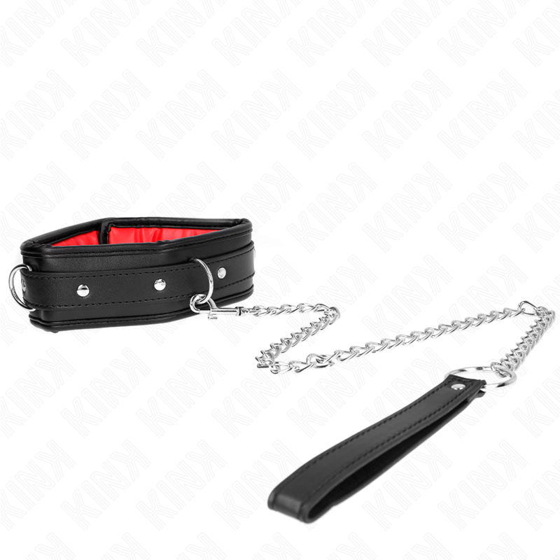 Kink - Collana Con Cinturino In Similpelle Spugna Modello 3 Regolabile 37-54 Cm X 3 Cm - KINK COLLAR & GAG - Bondage | erosidea.com