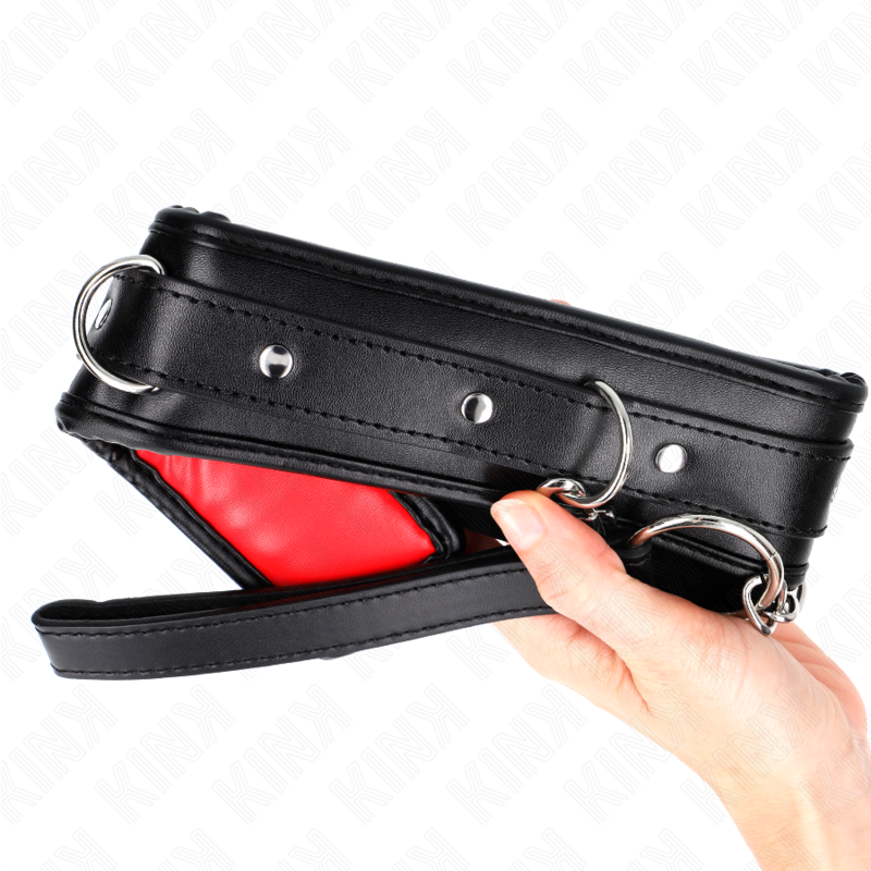 Kink - Collana Con Cinturino In Similpelle Spugna Modello 3 Regolabile 37-54 Cm X 3 Cm - KINK COLLAR & GAG - Bondage | erosidea.com