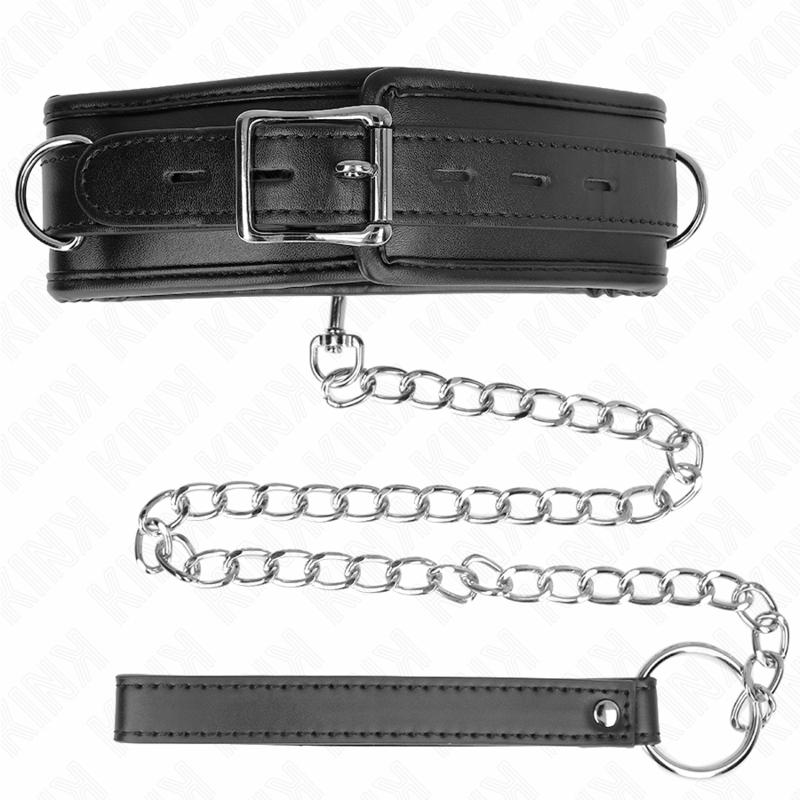 Kink - Collana Con Cinturino In Similpelle Spugna Modello 3 Regolabile 37-54 Cm X 3 Cm - KINK COLLAR & GAG - Bondage | erosidea.com