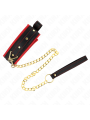 Kink - Collare Con Guinzaglio In Tessuto Tinto Regolabile 33-48 Cm X 57 Cm - KINK COLLAR & GAG - Collari e Guinzagli | erosidea.com