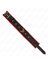 Kink - Collare Con Guinzaglio In Tessuto Tinto Regolabile 33-48 Cm X 57 Cm - KINK COLLAR & GAG - Collari e Guinzagli | erosidea.com