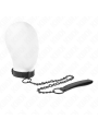 Kink - Collare Con Guinzaglio Scuro 65 Cm Regolabile 37-54 Cm X 3 Cm - KINK COLLAR & GAG - Collari e Guinzagli | erosidea.com