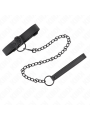 Kink - Collare Con Guinzaglio Scuro 65 Cm Regolabile 37-54 Cm X 3 Cm - KINK COLLAR & GAG - Collari e Guinzagli | erosidea.com