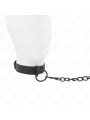 Kink - Collare Con Guinzaglio Scuro 65 Cm Regolabile 37-54 Cm X 3 Cm - KINK COLLAR & GAG - Collari e Guinzagli | erosidea.com