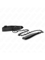Kink - Collare Con Guinzaglio Scuro 65 Cm Regolabile 37-54 Cm X 3 Cm - KINK COLLAR & GAG - Collari e Guinzagli | erosidea.com