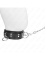 Kink - Collana Schiavit™ 3 Anelli Con Cinturino 80 Cm 53 X 5 Cm - KINK COLLAR & GAG - Bondage | erosidea.com