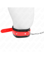Kink - Collana Con Cinturino Rosso 65 Cm Regolabile 36-43 Cm X 5 Cm - KINK COLLAR & GAG - Bondage | erosidea.com