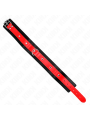 Kink - Collana Con Cinturino Rosso 65 Cm Regolabile 36-43 Cm X 5 Cm - KINK COLLAR & GAG - Bondage | erosidea.com