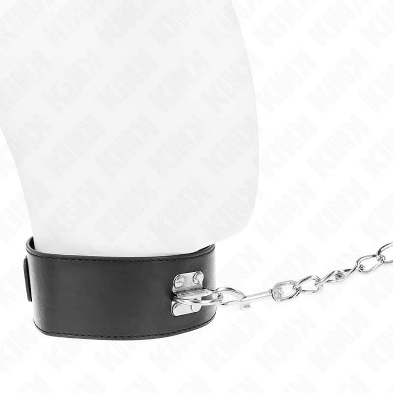 Kink - Collare Modello Base Con Guinzaglio 65 Cm Modello 0 - KINK COLLAR & GAG - Collari e Guinzagli | erosidea.com