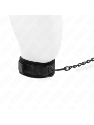 Kink - Collare Modello Base Con Guinzaglio 77 Cm Modello 5 Regolabile 34-54 Cm X 5 Cm - KINK COLLAR & GAG - Collari e Guinzagli | erosidea.com