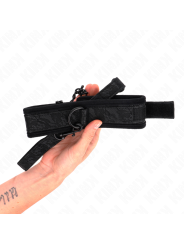Kink - Collare Modello Base Con Guinzaglio 77 Cm Modello 5 Regolabile 34-54 Cm X 5 Cm - KINK COLLAR & GAG - Collari e Guinzagli | erosidea.com