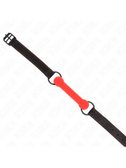 Kink - Bone Gag Con Cinturino In Similpelle Rosso Regolabile 41-57 Cm - KINK COLLAR & GAG - Ball Gag e Bavagli | erosidea.com