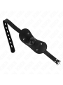 Kink - Maschera Bocca Ball Gag Con Serratura Regolabile 42-60 Cm - KINK COLLAR & GAG - Ball Gag e Bavagli | erosidea.com