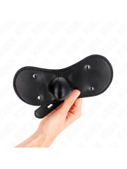 Kink - Maschera Bocca Ball Gag Con Serratura Regolabile 42-60 Cm - KINK COLLAR & GAG - Ball Gag e Bavagli | erosidea.com