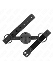Kink - Palla In Neoprene 4.5 Cm Gag 63.5 X 2 Cm Regolabile 41 X 59 Cm - KINK COLLAR & GAG - Ball Gag e Bavagli | erosidea.com