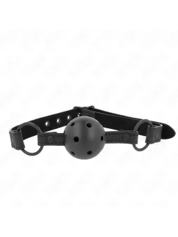 Kink - Bavaglio Lip 8 Cm Con Cinturino In Similpelle Rosso 63 X 2 Cm Regolabile 39-58 Cm - KINK COLLAR & GAG - Ball Gag e Bavagli | erosidea.com