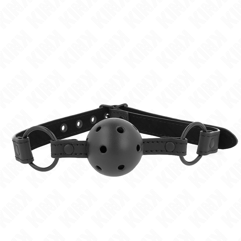 Kink - Palla In Neoprene 4.5 Cm Gag 63.5 X 2 Cm Regolabile 41 X 59 Cm - KINK COLLAR & GAG - Ball Gag e Bavagli | erosidea.com