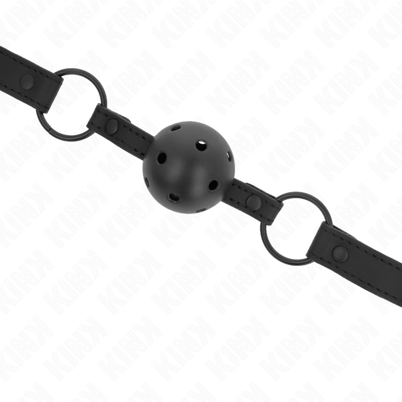 Kink - Palla In Neoprene 4.5 Cm Gag 63.5 X 2 Cm Regolabile 41 X 59 Cm - KINK COLLAR & GAG - Ball Gag e Bavagli | erosidea.com
