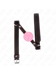 Kink - Palla Oro Rosa 4 Cm Gag 60 X 2 Cm - KINK COLLAR & GAG - Ball Gag e Bavagli | erosidea.com