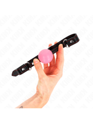 Kink - Palla Oro Rosa 4 Cm Gag 60 X 2 Cm - KINK COLLAR & GAG - Ball Gag e Bavagli | erosidea.com