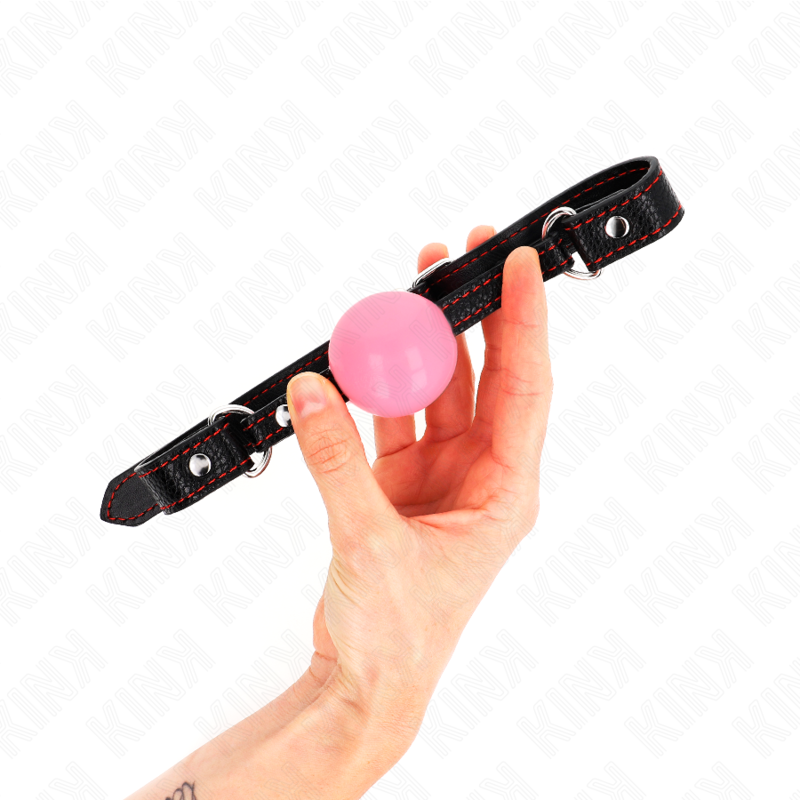 Kink - Palla Oro Rosa 4 Cm Gag 60 X 2 Cm - KINK COLLAR & GAG - Ball Gag e Bavagli | erosidea.com