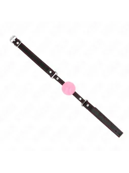 Kink - Modello 1 Palla In Silicone 4 Cm Gag Con Serratura 60 X 2 Cm - KINK COLLAR & GAG - Ball Gag e Bavagli | erosidea.com
