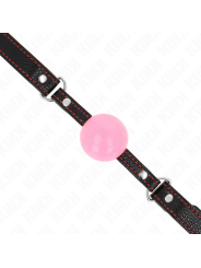 Kink - Palla Oro Rosa 4 Cm Gag 60 X 2 Cm - KINK COLLAR & GAG - Ball Gag e Bavagli | erosidea.com