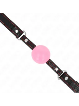 Kink - Modello 1 Palla In Silicone 4 Cm Gag Con Serratura 60 X 2 Cm - KINK COLLAR & GAG - Ball Gag e Bavagli | erosidea.com